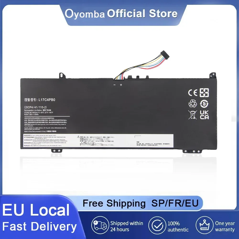 Batterie d'ordinateur portable 7,68 V 45 Wh