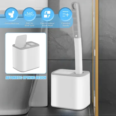 Brosse WC murale jetable à manche extensible – image 2