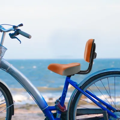 Coussin de siège vélo avec dossier réglable – image 2