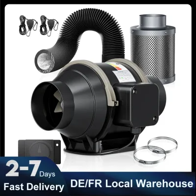 Kit de ventilation pour serre, gaine de 100 mm