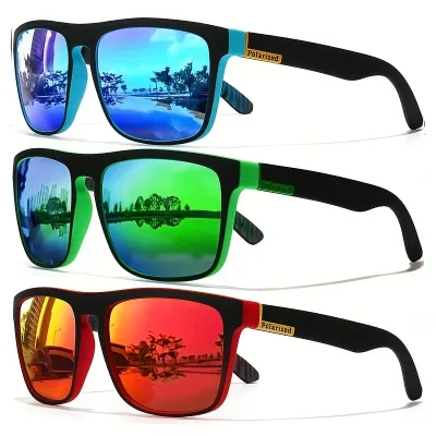 Lunettes de soleil carrées en polycarbonate