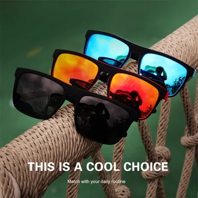 Lunettes de soleil carrées en polycarbonate – image 3