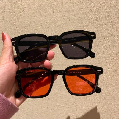 Lunettes de soleil carrées rétro pour femme