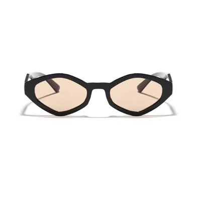Lunettes de soleil œil de chat noires – image 2