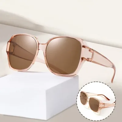 Lunettes de soleil rondes polarisées miroir
