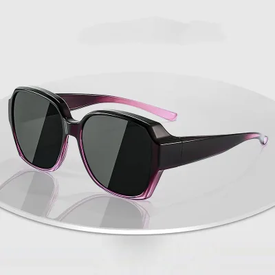 Lunettes de soleil rondes polarisées miroir – image 3