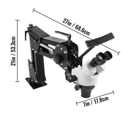Microscope de bijoutier à zoom continu 0,7X-4,5X – image 3