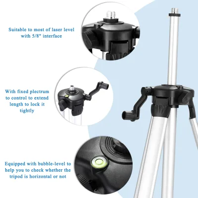 Niveau laser 16 lignes et trépied 1,2 m – image 3