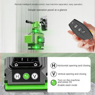 Niveau laser 16 lignes vertes auto-nivelant – image 2
