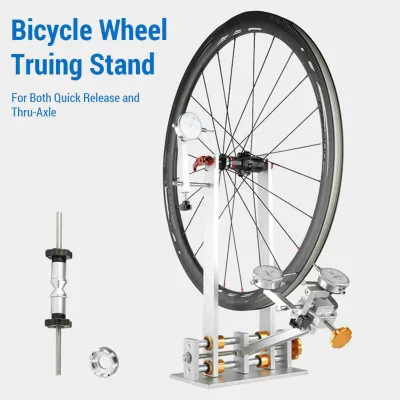 Support de centrage de roue de vélo à cadrans