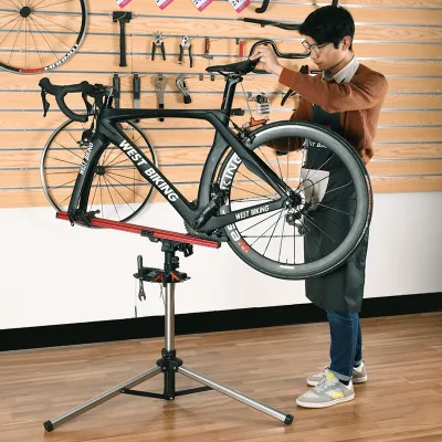 Support de réparation vélo pliable en alliage – image 2