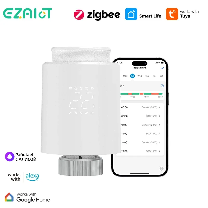 Tête thermostatique connectée pour radiateur