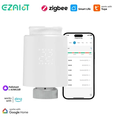 Tête thermostatique connectée pour radiateur