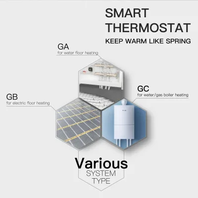 Thermostat connecté Wi-Fi pour chauffage – image 3